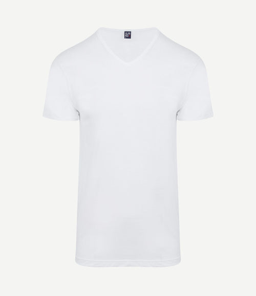 Vermont t-shirt v-hals wit (2-pack)