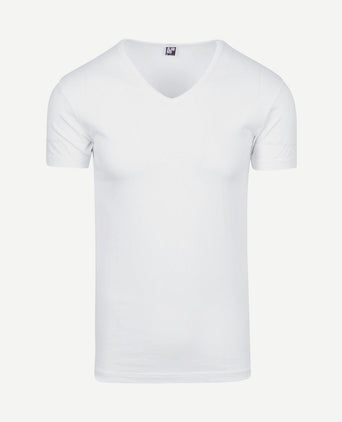 Oklahoma t-shirt stretch wit (2-pack)