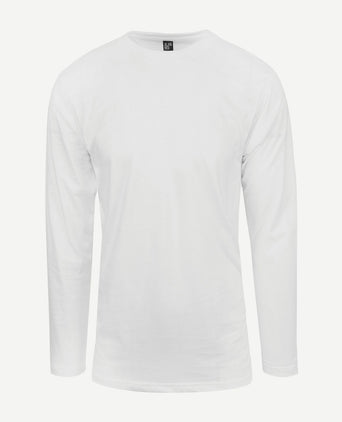 T-shirt Virginia wit longsleeve (2-pack)