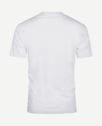 T-shirts ronde hals (2-pack) wit