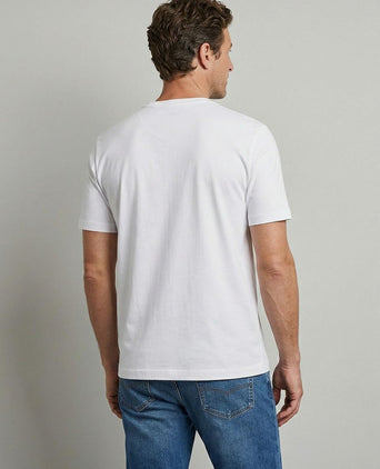 Essential t-shirt logo wit