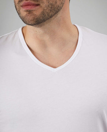 Vita t-shirt v-hals wit (6-pack)