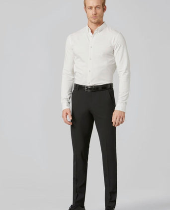 Pantalon Roma wolmix zwart