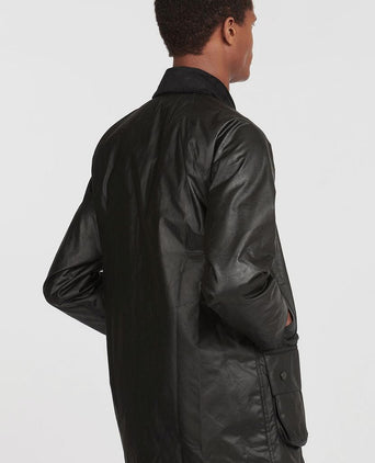 Barbour waxjas Beaufort zwart | Regular-fit