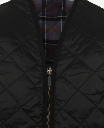 Voering quilted zip-in zwart