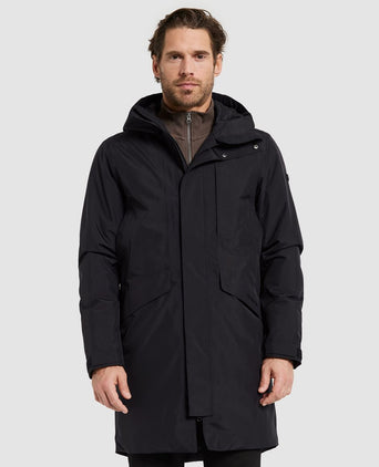 Didriksons parka kenny zwart | Regular-fit