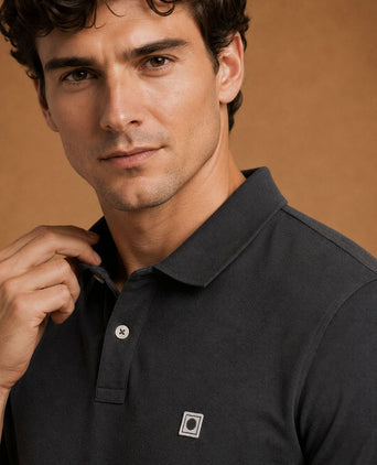 The rene poloshirt zwart