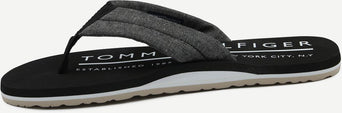 Flip flops chambray zwart