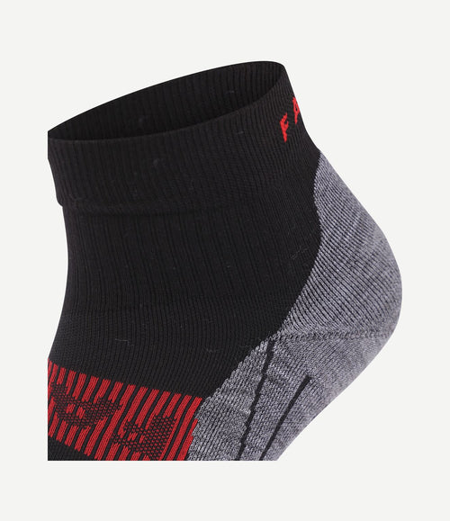 Ru4 endurance cool short sokken zwart