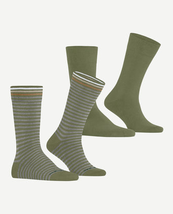 Everyday (2-pack) strepen groen