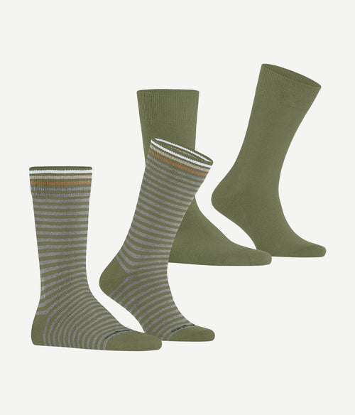 Everyday (2-pack) strepen groen