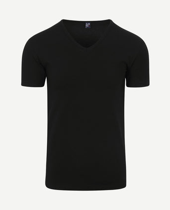 Oklahoma t-shirt stretch zwart (2-pack)