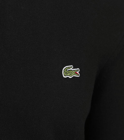 Lacoste pullover zipper zwart | Regular-fit