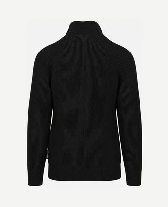 Cardigan zip zwart