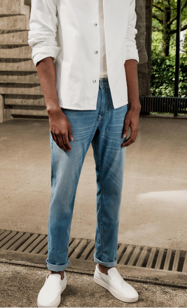 Jeans Arne pipe lichtblauw