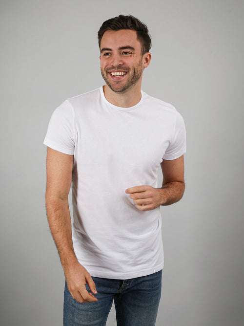 Ota t-shirt ronde hals wit (6-pack)