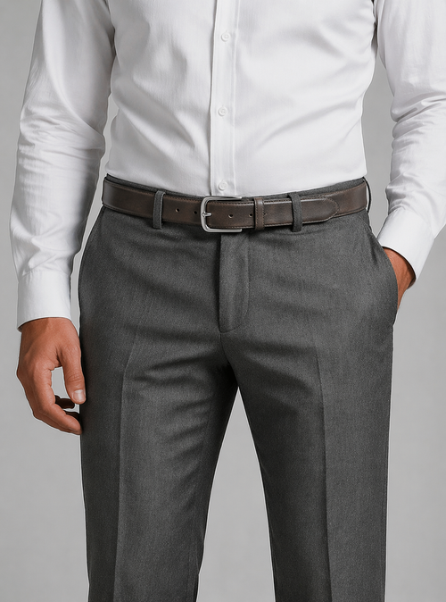 Riem casual donkergrijs