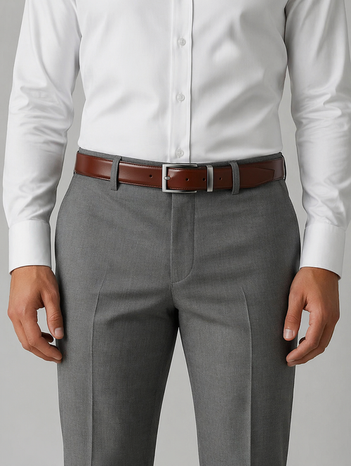 Riem zwart leer