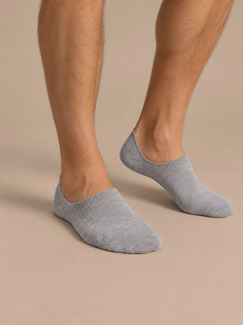 Step sneakersok invisible grijs
