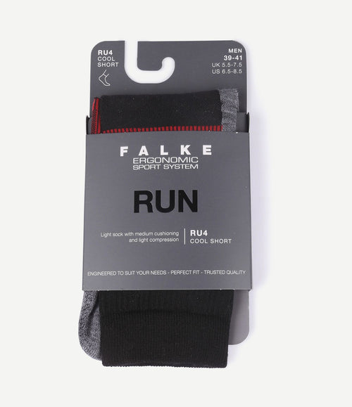 Ru4 endurance cool short sokken zwart