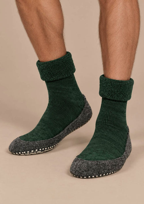 Cosyshoe sloffen donkergroen