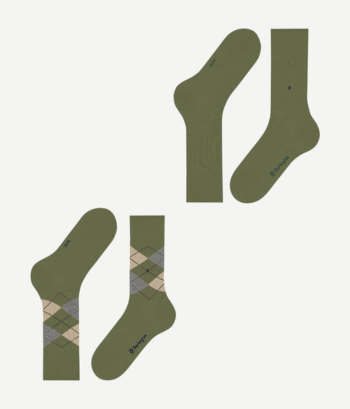Everyday mix sokken (2-pack) groen 7472