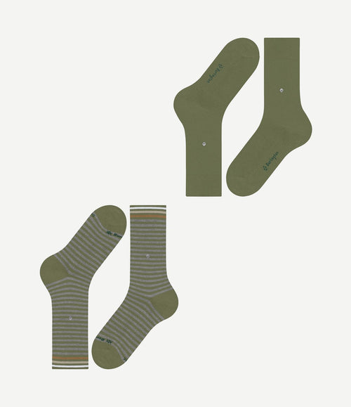 Everyday (2-pack) strepen groen