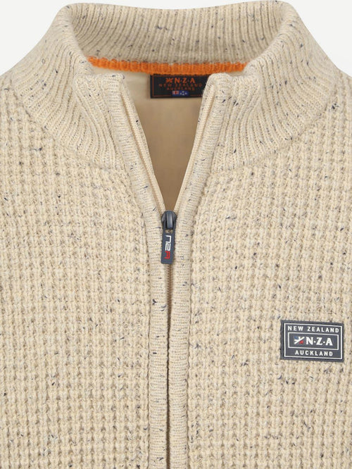 NZA vest wolmix dominick beige | Regular-fit