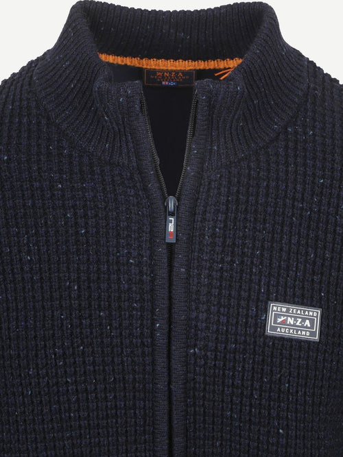 NZA vest wolmix dominick donkerblauw | Regular-fit