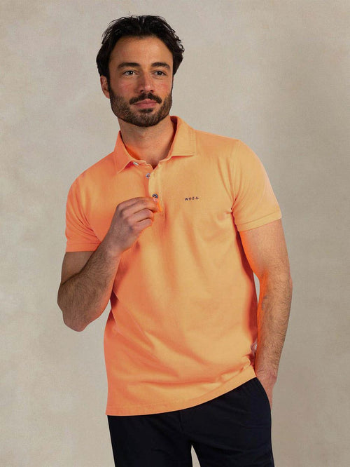 Polo hawera mandarine oranje