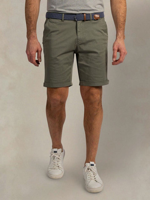 Shorts twill stretch spring army
