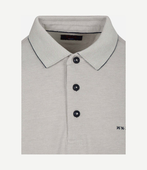 Longsleeve polo hamton piqué groen
