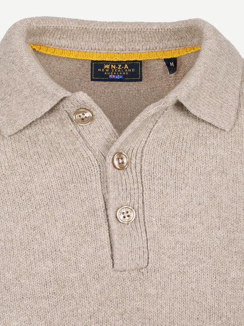 Trui dobson wool blend sand