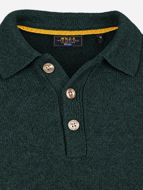 Trui dobson wool blend donkergroen