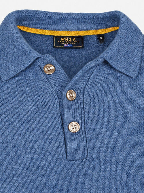 Trui dobson wool blend blue