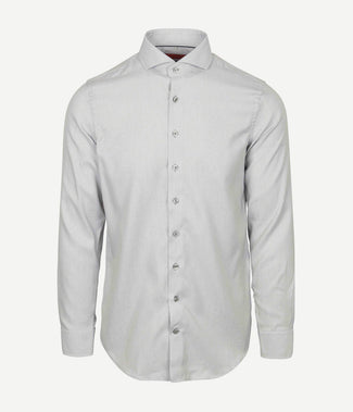 Suitable overhemd jacquard luxe groen | Slim-fit