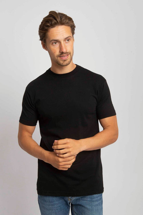 T-shirt Virginia zwart ((2-pack))