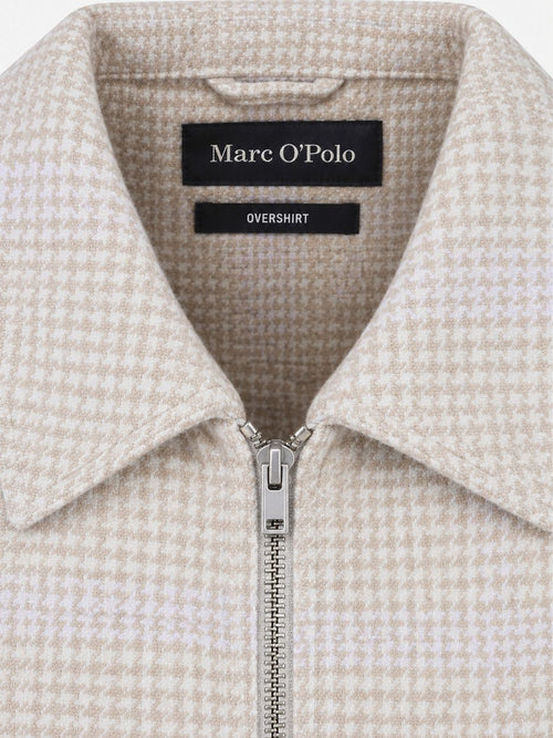 Overshirt woven medium beige