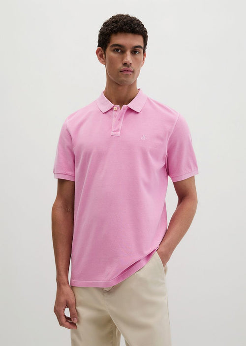 Poloshirt piqué mellow roze