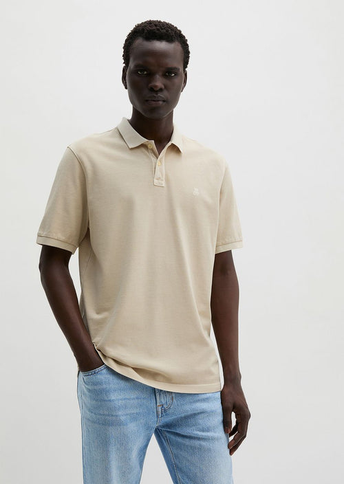 Poloshirt piqué oat beige