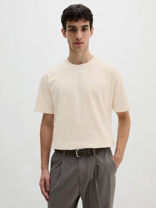 Heavy t-shirt ecru