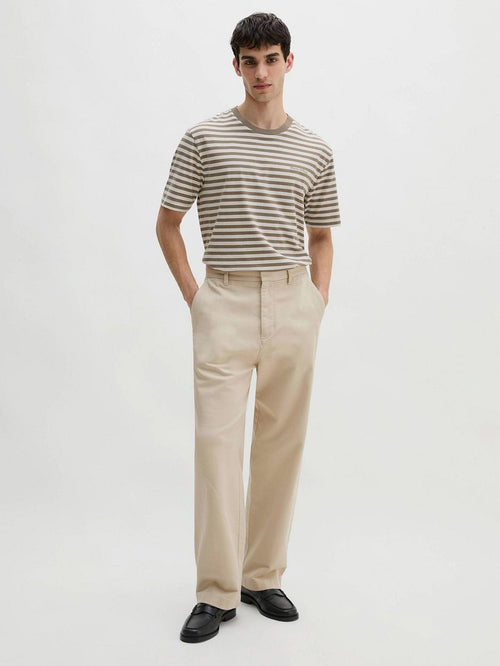 T-shirt stripes kaki