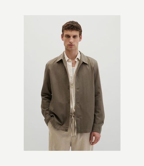 Overshirt bruin