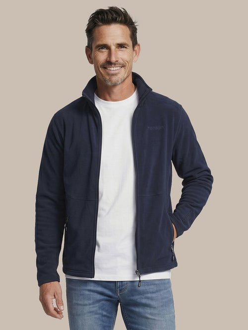 Miracle fleece jack donkerblauw