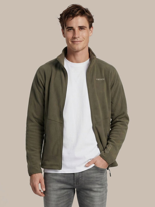 Miracle fleece jack olijfgroen