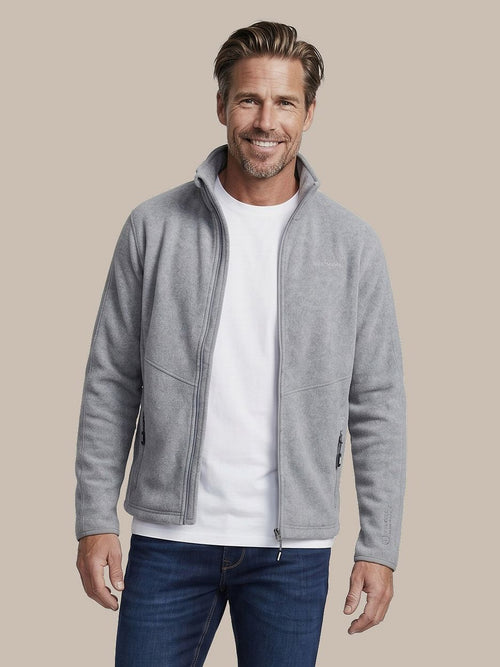 Miracle fleece jack grijs
