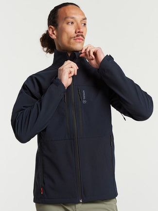Softshell jack zwart