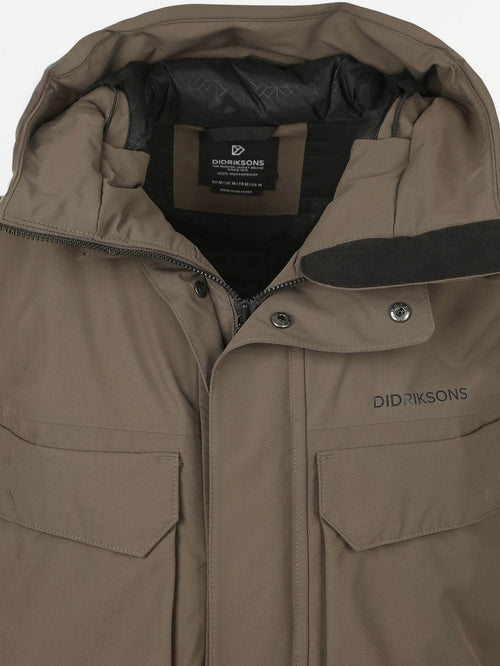 Didriksons parka drew taupe | Regular-fit