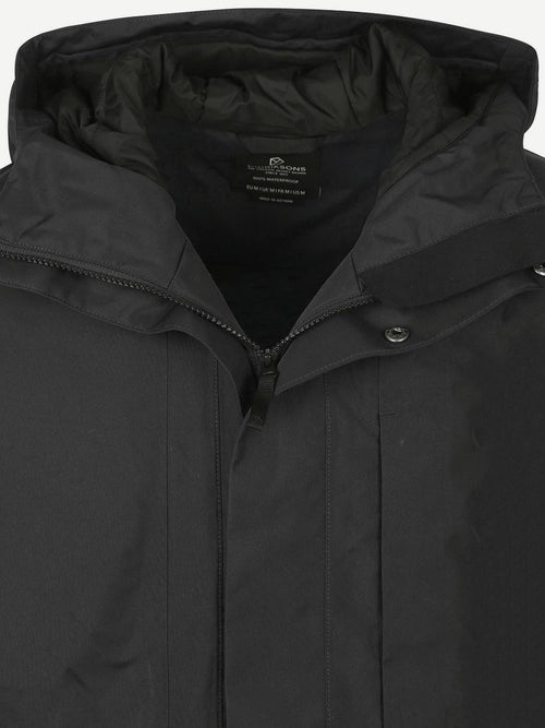 Didriksons parka kenny zwart | Regular-fit