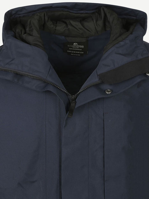 Didriksons parka kenny donkerblauw | Regular-fit